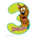 Scooby Doo Number 3 Edible Icing Image